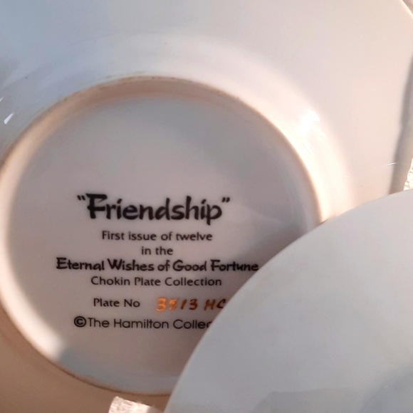 12 Eternal Wishes Set Chokin Plates - Picture 5 of 16